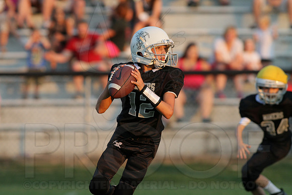 Bauxite Black-Gray games 4th, 5th, 6th, Junior high, Senior high scrimmage 8-22-13 (© Justin Manning) JWM0176