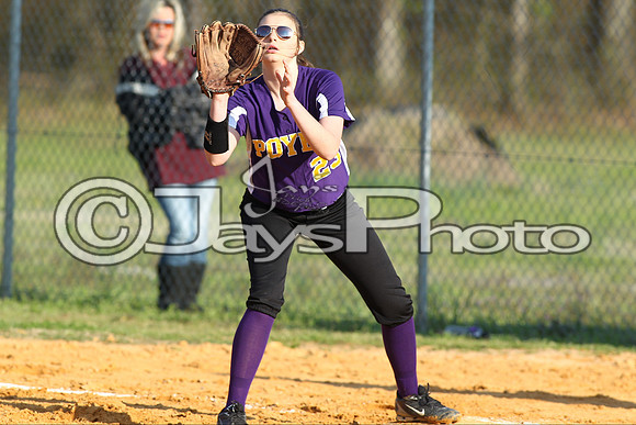 Poyen @ Glen Rose softball 3-28-2015 (©Justin Manning) JWM_0033