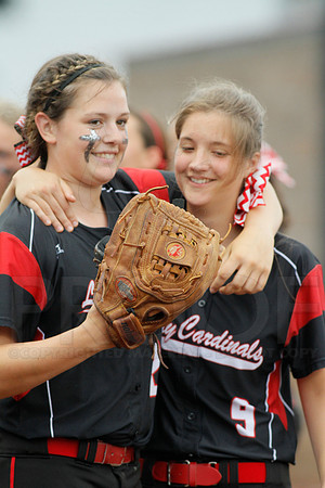 Rose Bud vs. Harmony Grove Regional Softball 5-9-2014 (© Justin Manning) JWM_0246