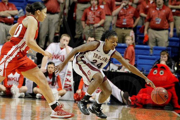 Western Kentucky vs. UALR Women's 3-10-13 JWM0021 (©Justin Manning)
