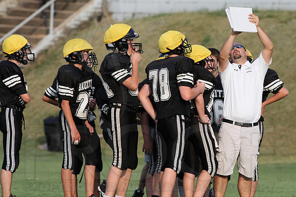 Bauxite Black-Gray games 4th, 5th, 6th, Junior high, Senior high scrimmage 8-22-13 (© Justin Manning) JWM0097