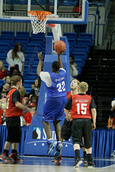 Exhibition Game Project Unify- Special Olympics- Mena vs Forrest City 3-14-2014 (© Justin Manning) JWM_0071
