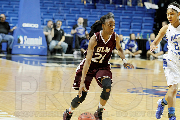 Middle Tennessee vs ULM  Women's 3-9-13 JWM0207 (©Justin Manning)