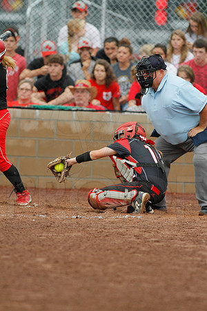 Rose Bud vs. Harmony Grove Regional Softball 5-9-2014 (© Justin Manning) JWM_0058