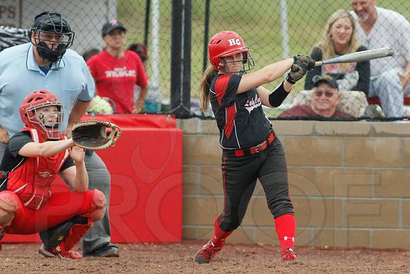 Rose Bud vs. Harmony Grove Regional Softball 5-9-2014 (© Justin Manning) JWM_0257