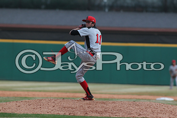 Harmony Grove vs. Episcopal Baseball (Dickey Stephens Park) 4-2-2015 (©Justin Manning) JWM_0362