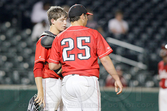 Harding Academy vs. Fordyce 3A State Finals @ U of A (Baum Stadium) 5-17-13. (© Justin Manning) JWM0016