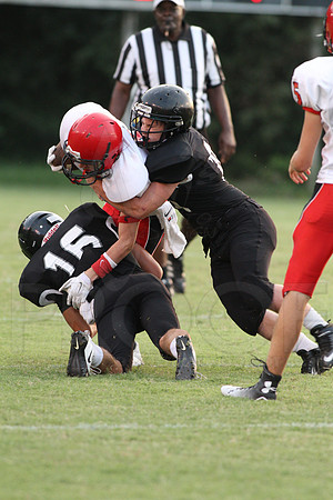 Harmony Grove @ Bauxite (Scrimmage) 8-26-2014 (©Justin Manning) JWM_124