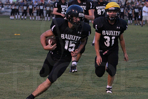 Bauxite Black-Gray games 4th, 5th, 6th, Junior high, Senior high scrimmage 8-22-13 (© Justin Manning) JWM0248