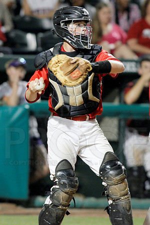 Harding Academy vs. Fordyce 3A State Finals @ U of A (Baum Stadium) 5-17-13. (© Justin Manning) JWM0011