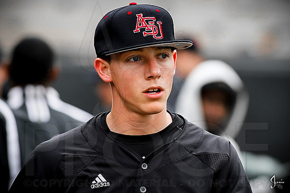 ASU @ UALR baseball 3-17-13 (© Justin Manning) JWM0427