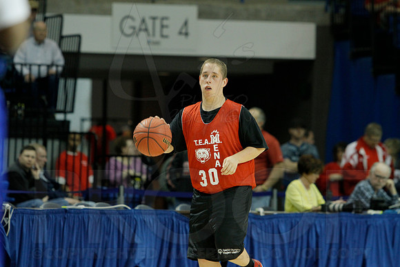 Exhibition Game Project Unify- Special Olympics- Mena vs Forrest City 3-14-2014 (© Justin Manning) JWM_0095