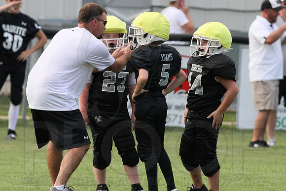 Bauxite Black-Gray games 4th, 5th, 6th, Junior high, Senior high scrimmage 8-22-13 (© Justin Manning) JWM0039