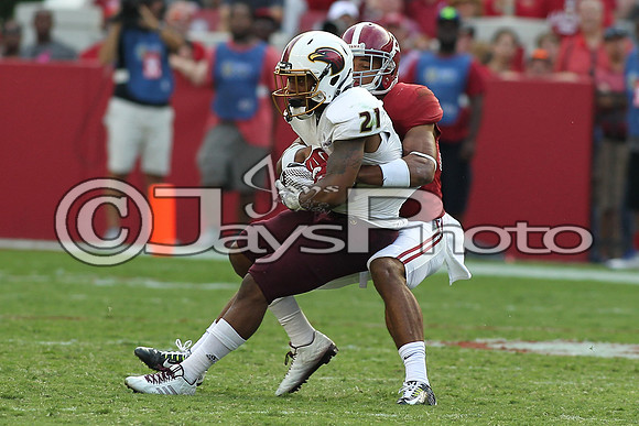 University of Louisiana-Monroe @ Alabama 9-26-2015 (©Justin Manning) JWM_0080