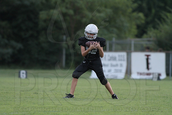 Bauxite Black-Gray games 4th, 5th, 6th, Junior high, Senior high scrimmage 8-22-13 (© Justin Manning) JWM0205