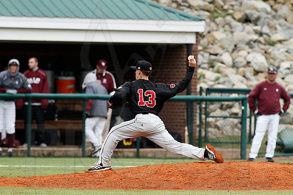 ASU @ UALR baseball 3-17-13 (© Justin Manning) JWM0390