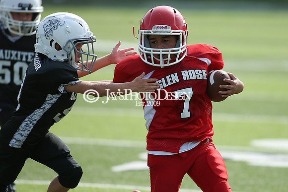 Glen Rose @ Bauxite peewee 3rd Grade football_0027