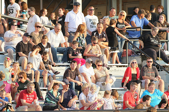 Bauxite Black-Gray games 4th, 5th, 6th, Junior high, Senior high scrimmage 8-22-13 (© Justin Manning) JWM0167
