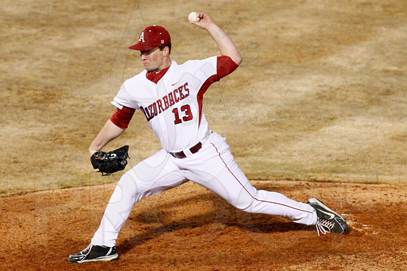 Miss Valley State @ Arkansas Baseball 3-27-13 (© Justin Manning) JWM0432