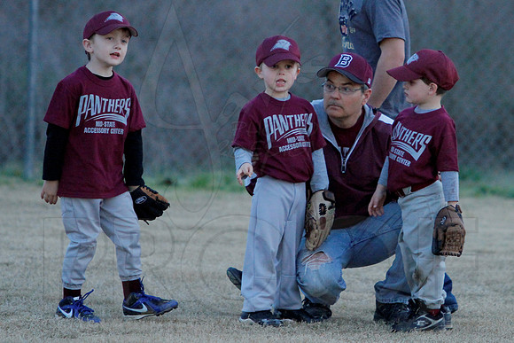 T-ball Angels vs Panthers 3-28-13 (© Justin Manning) JWM0097