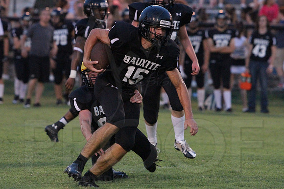 Bauxite Black-Gray games 4th, 5th, 6th, Junior high, Senior high scrimmage 8-22-13 (© Justin Manning) JWM0244