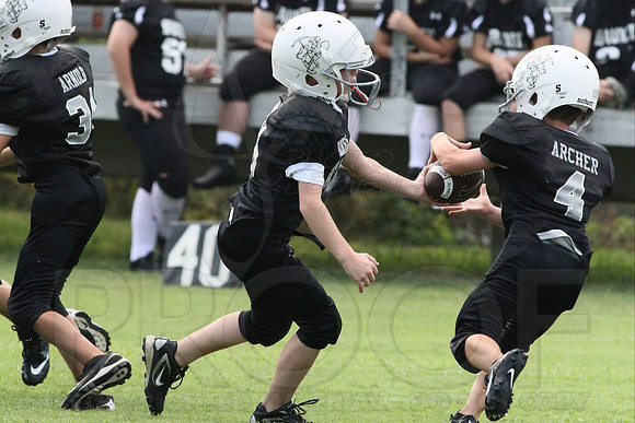 Bauxite Black-Gray games 4th, 5th, 6th, Junior high, Senior high scrimmage 8-22-13 (© Justin Manning) JWM0022