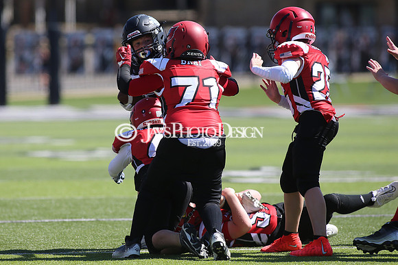 Harmony Grove @ Bauxite peewee football 9-16-23_JWM_0362