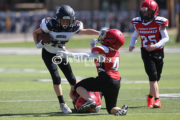 Harmony Grove @ Bauxite peewee football 9-16-23_JWM_0357