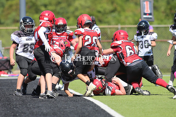 Harmony Grove @ Bauxite peewee football 9-16-23_JWM_0527