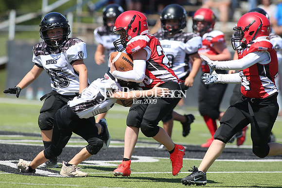 Harmony Grove @ Bauxite peewee football 9-16-23_JWM_0636