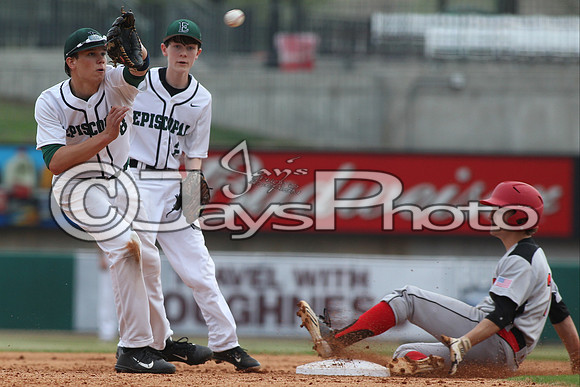 Harmony Grove vs. Episcopal Baseball (Dickey Stephens Park) 4-2-2015 (©Justin Manning) JWM_0216