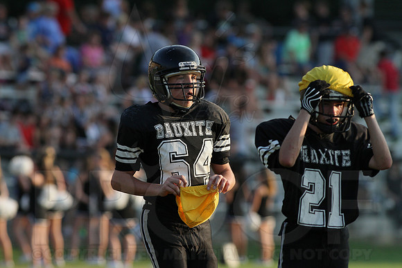 Bauxite Black-Gray games 4th, 5th, 6th, Junior high, Senior high scrimmage 8-22-13 (© Justin Manning) JWM0145