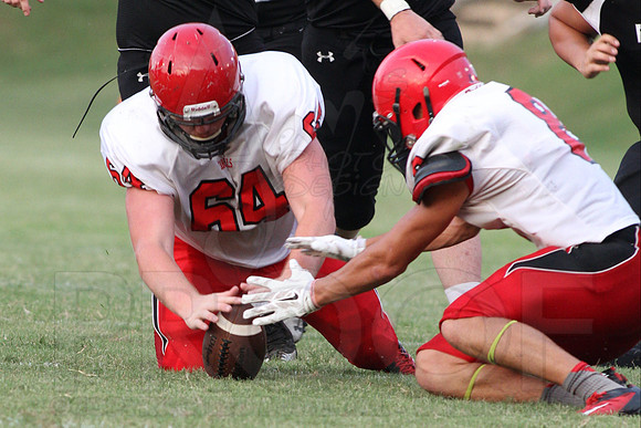 Harmony Grove @ Bauxite (Scrimmage) 8-26-2014 (©Justin Manning) JWM_82