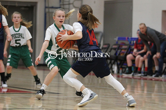 Private School League 4th Grade Basketball Episcopal vs. Baptist Prep 1-27-18_0459