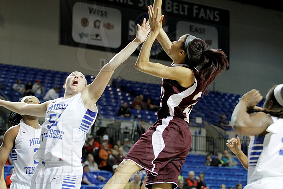 Middle Tennessee vs ULM  Women's 3-9-13 JWM0300 (©Justin Manning)