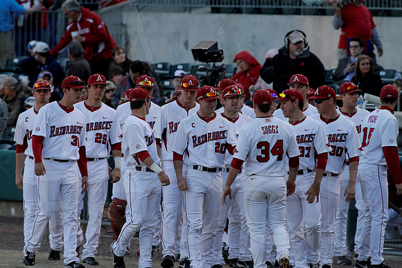 Miss Valley State @ Arkansas Baseball 3-27-13 (© Justin Manning) JWM0038