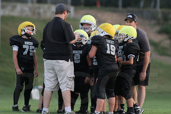 Bauxite Black-Gray games 4th, 5th, 6th, Junior high, Senior high scrimmage 8-22-13 (© Justin Manning) JWM0190