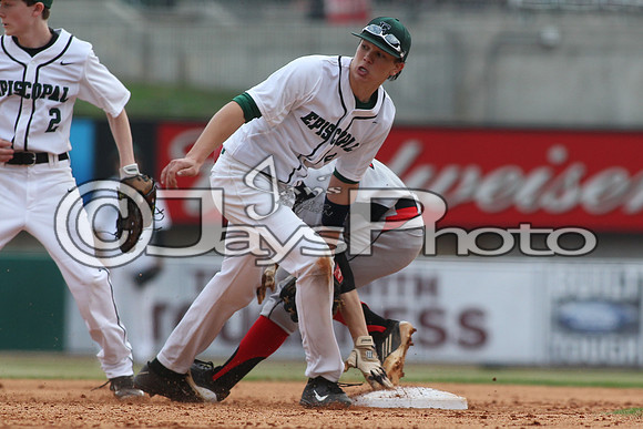 Harmony Grove vs. Episcopal Baseball (Dickey Stephens Park) 4-2-2015 (©Justin Manning) JWM_0221
