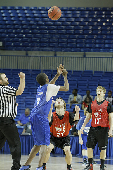 Exhibition Game Project Unify- Special Olympics- Mena vs Forrest City 3-14-2014 (© Justin Manning) JWM_0010