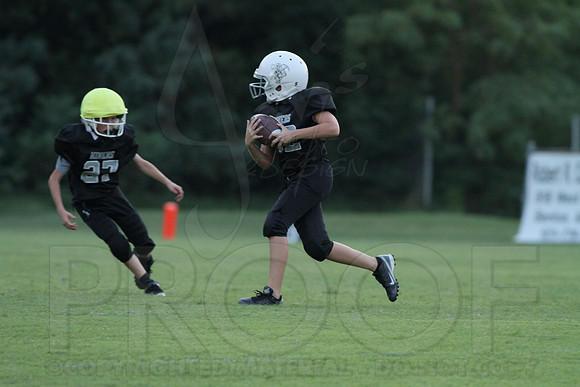 Bauxite Black-Gray games 4th, 5th, 6th, Junior high, Senior high scrimmage 8-22-13 (© Justin Manning) JWM0206
