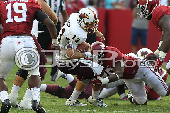 University of Louisiana-Monroe @ Alabama 9-26-2015 (©Justin Manning) JWM_0095