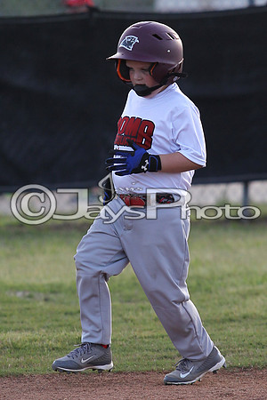 Bomb Squad vs. Cardinals 6-7 year old (Pitching Machine) 5-5-2015 (©Justin Manning) JWM_0131