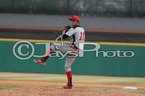 Harmony Grove vs. Episcopal Baseball (Dickey Stephens Park) 4-2-2015 (©Justin Manning) JWM_0352