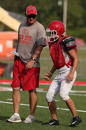 Glen Rose Football Practice 9-2-2014 (©Justin Manning) JWM_211