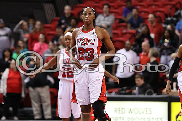 LA-Lafayette @ Arkansas State Women's 3-7-2015 (©Justin Manning) JWM_149