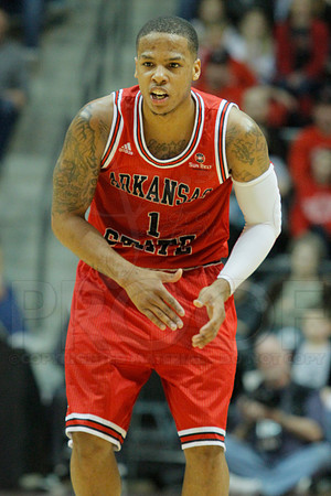 Arkansas State @ UALR Men's Basketball 3-1-2014 (© Justin Manning) JWM_0474