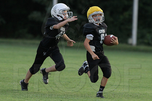 Bauxite Black-Gray games 4th, 5th, 6th, Junior high, Senior high scrimmage 8-22-13 (© Justin Manning) JWM0180