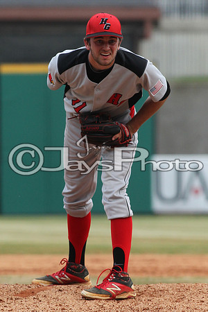 Harmony Grove vs. Episcopal Baseball (Dickey Stephens Park) 4-2-2015 (©Justin Manning) JWM_0291