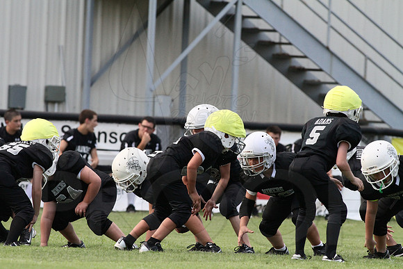 Bauxite Black-Gray games 4th, 5th, 6th, Junior high, Senior high scrimmage 8-22-13 (© Justin Manning) JWM0025