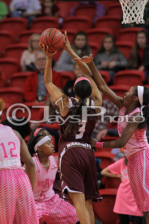 ULM @ Arkansas State Womans Basketball 2-21-2015 (©Justin Manning) JWM_660